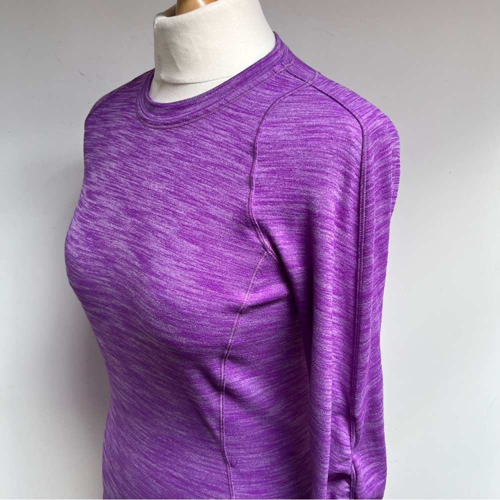 Lululemon Top UK 10 US 6 Purple Long Sleeve Thumb Hole - Picture 5 of 10